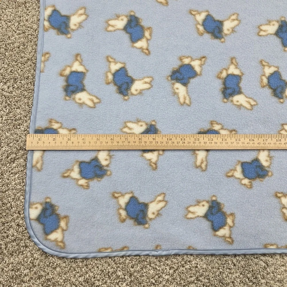 Vintage Beatrix Potter Peter‎ Rabbit Quiltex Blanket